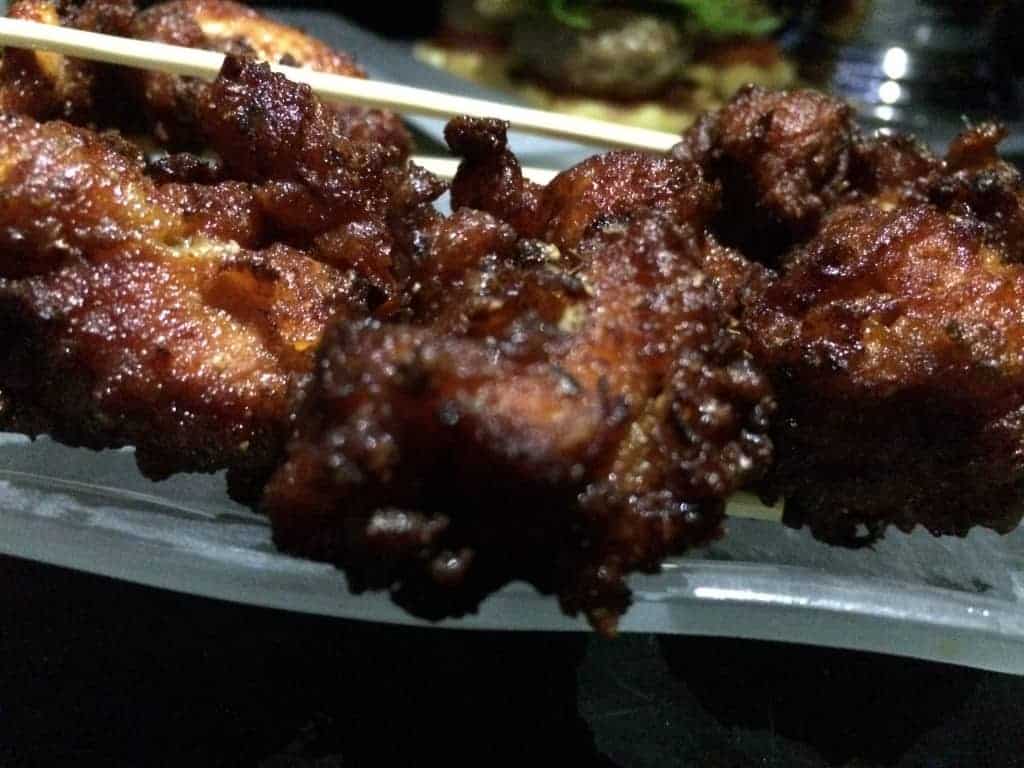 Spicy Chicken “65” on a Stick, Aer Lounge, Four Seasons Mumbai, India