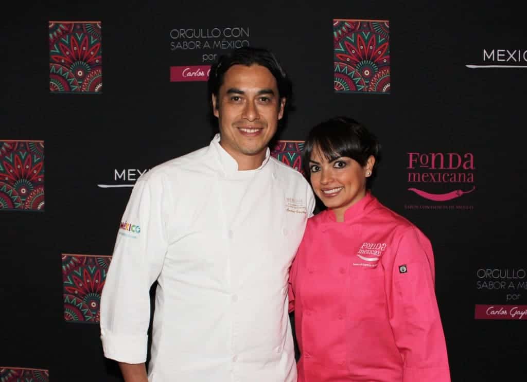 Chef Carlos Gaytán y Chef Pamela Esquivel