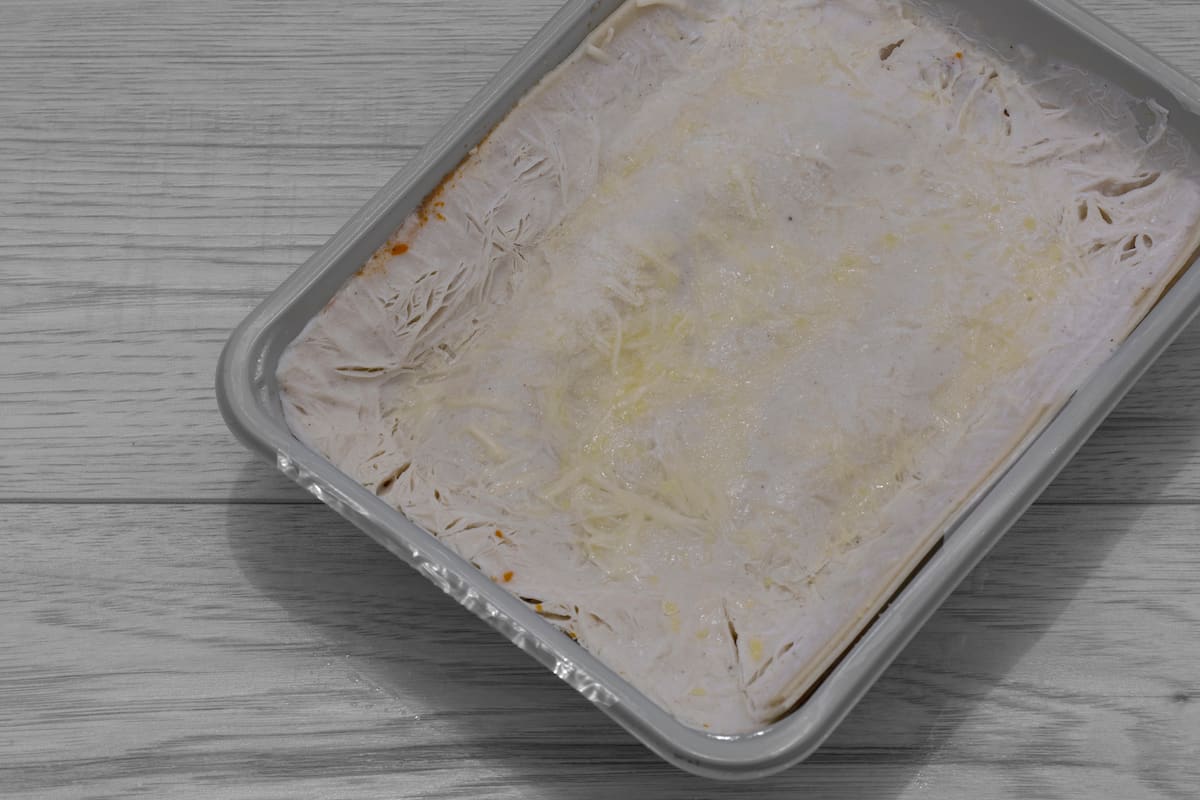 lasagna congelada